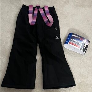 Gerry Weber Kids Black Overalls with Purple Straps